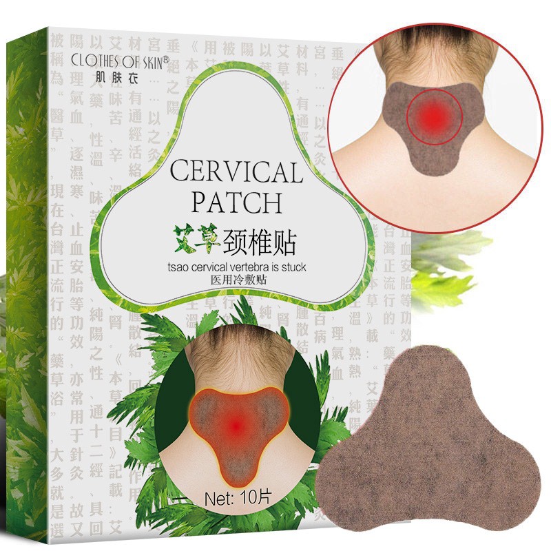 10pcs Neck Anti Pain Sticker Waist Relief Patch Herb Extract Heat