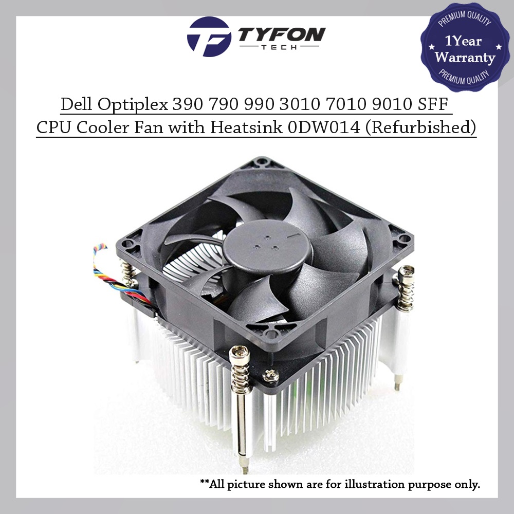 Buy Tyfontech Dell Optiplex 390 790 990 3010 7010 9010 SFF CPU Cooler