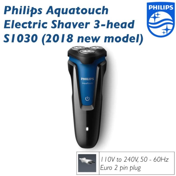 Buy Philips Aquatouch Wet Dry Shaver S1030 Black Online ERomman