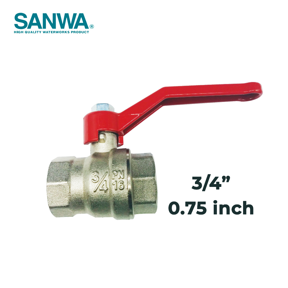 Buy SANWA Ball Valve Brass Full Bore Faucet Water Tap ERomman