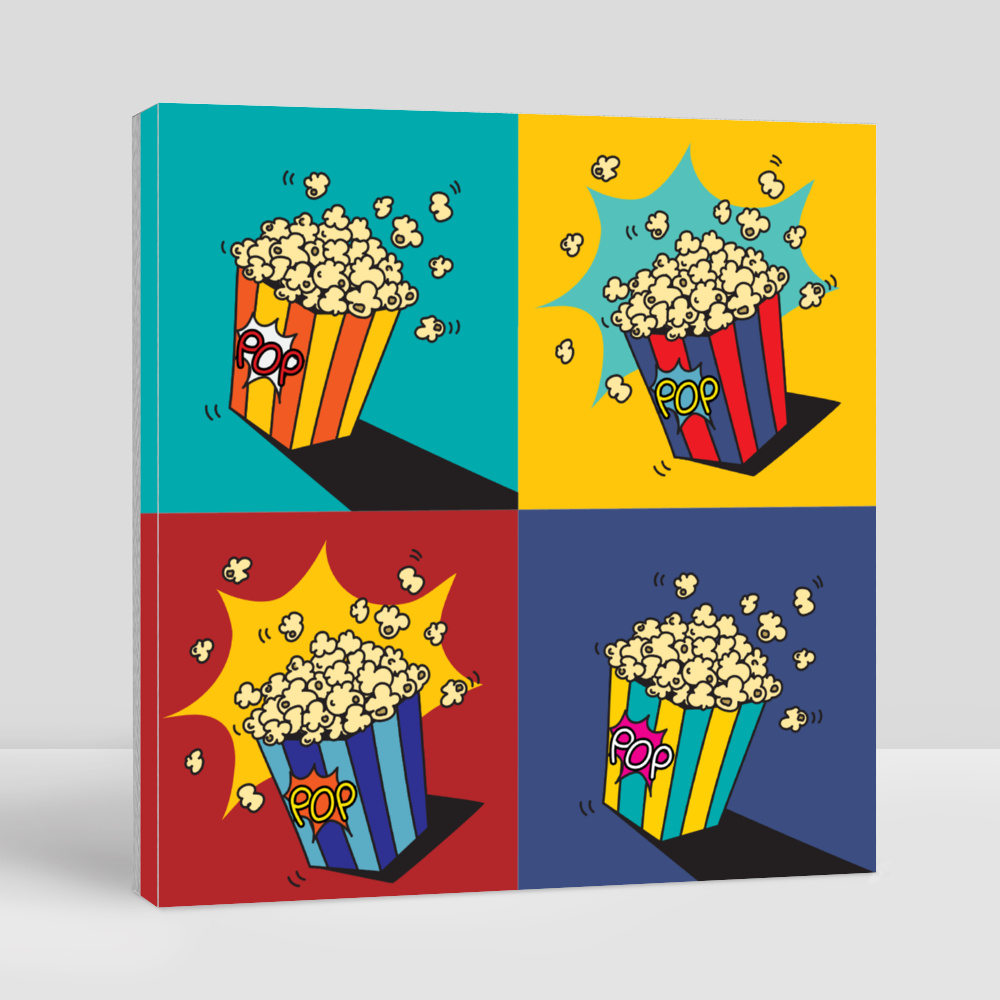 Buy Popcorn Pop Art Style Comic Popcorn ERomman