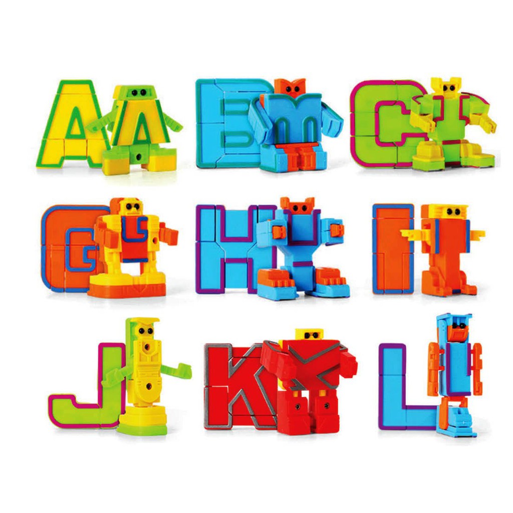 Buy Tiktoktrading 26 Pcs Alphabet Robots Learning Set Online Eromman