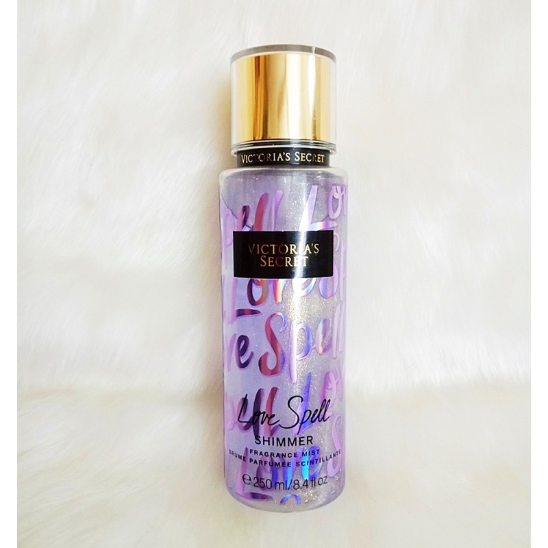 victoria secret body mist love spell shimmer