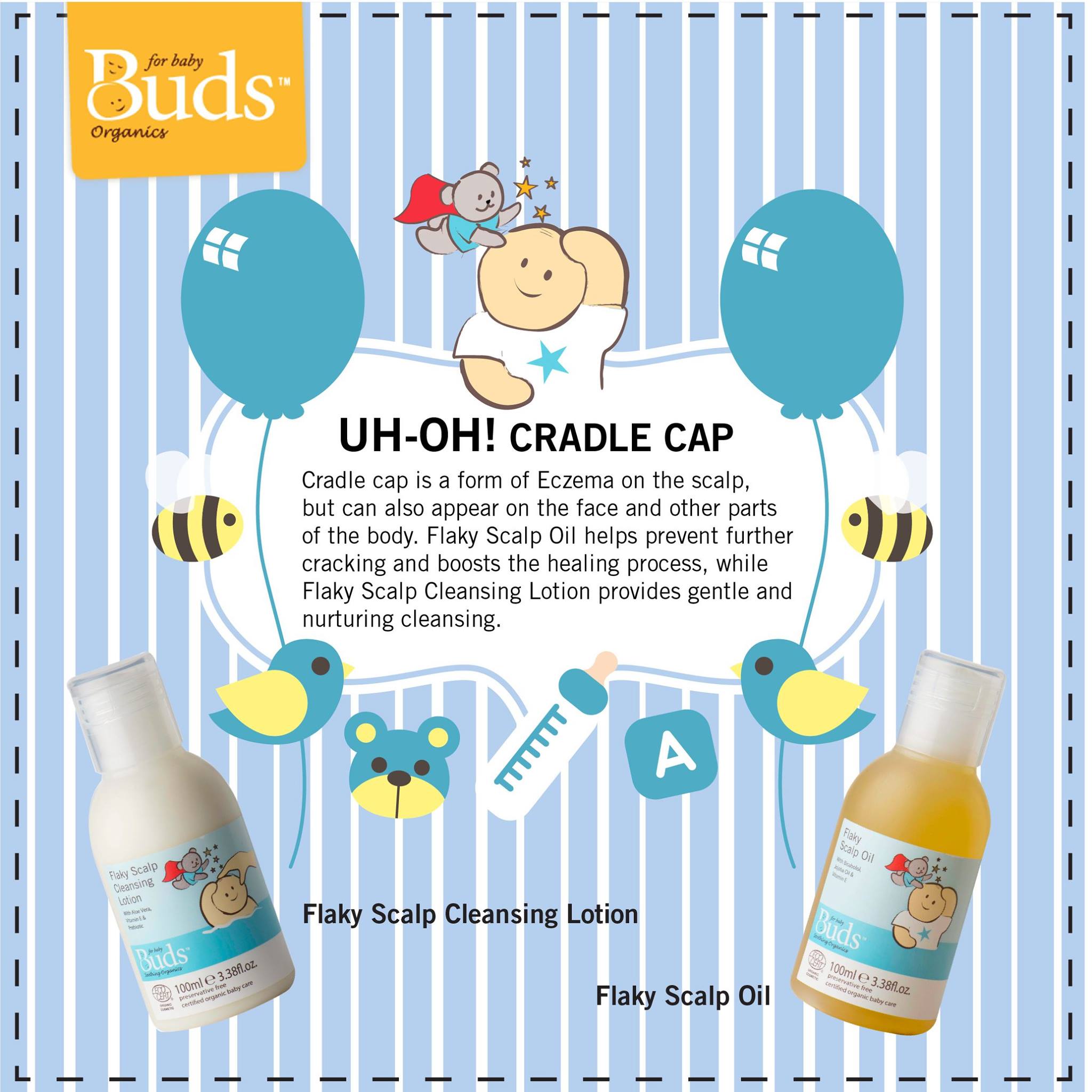 Buds Organics Flaky Scalp Oil BSO 100ml