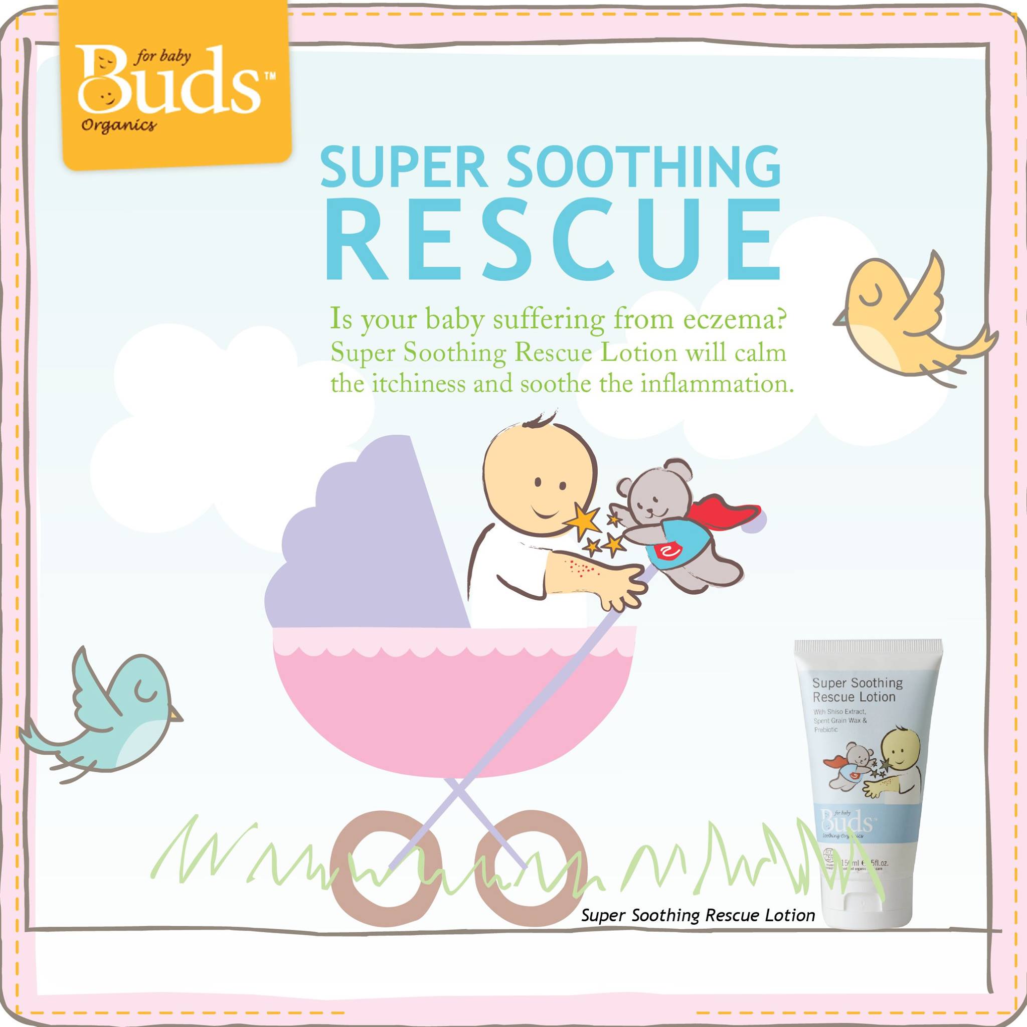 Buds Bso Super Soothing Rescue Hydrating Lotion 150ml