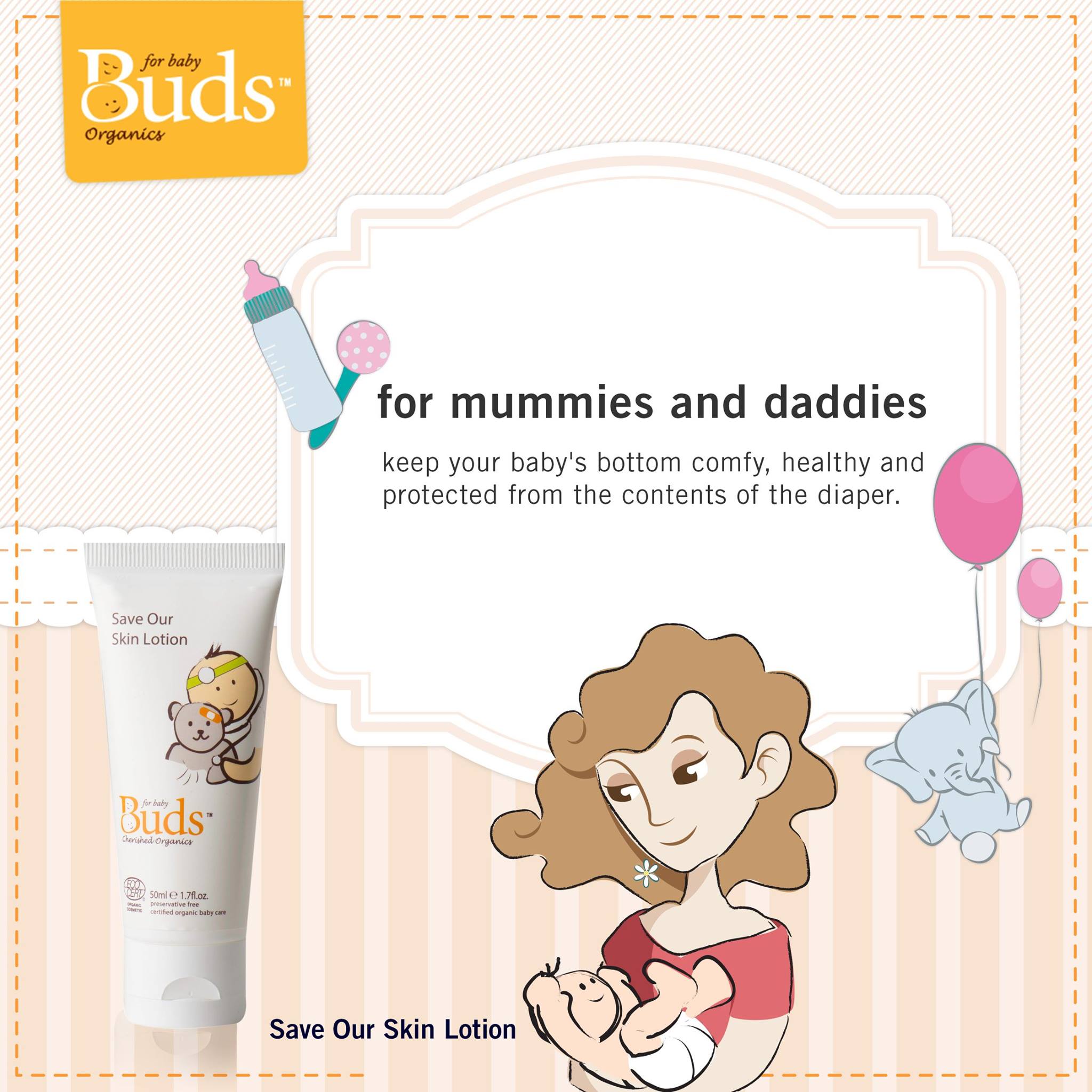 Buds Organics Save Our Skin Lotion Bco 50ml