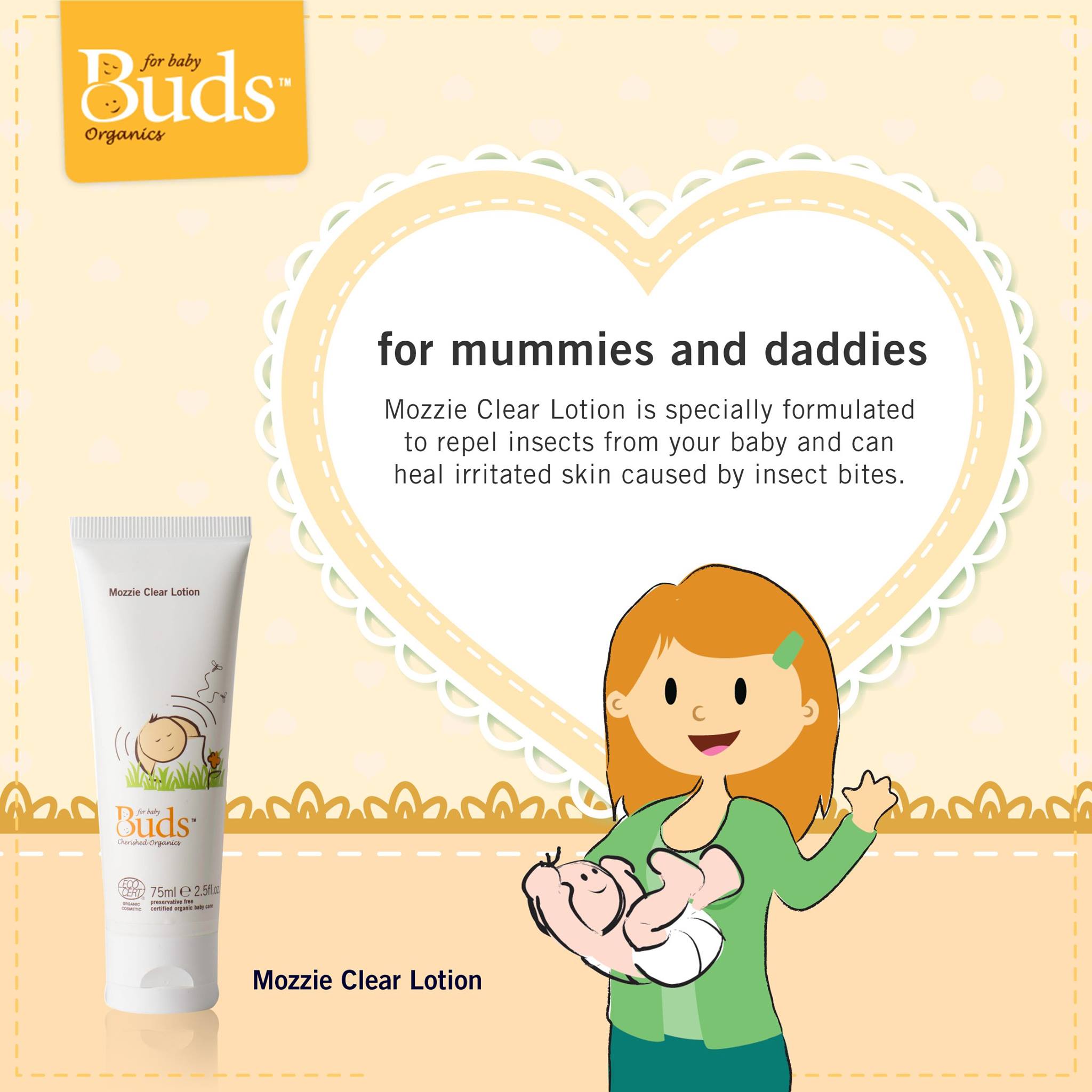 Buds Organics Mozzie Clear Lotion Bco 75ml