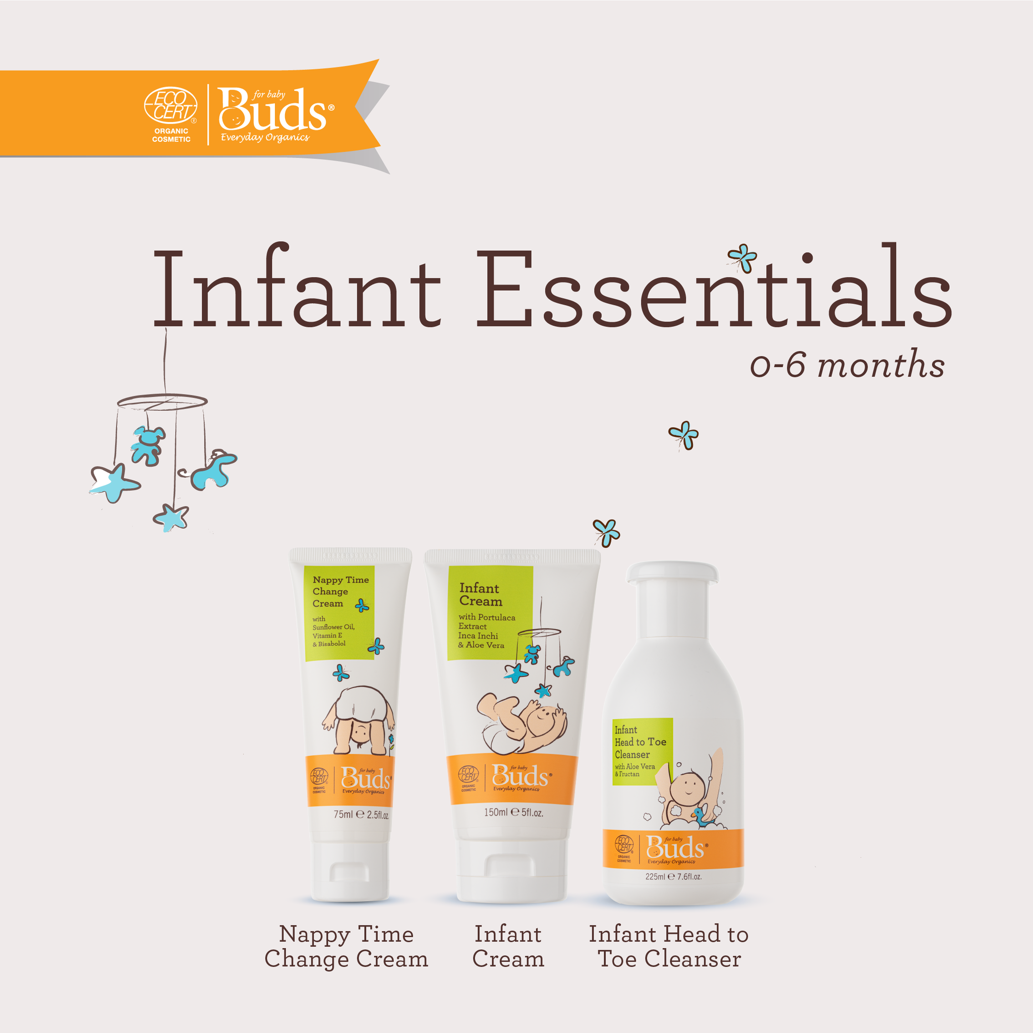 Buds Organics Beo Infant Bundle Set