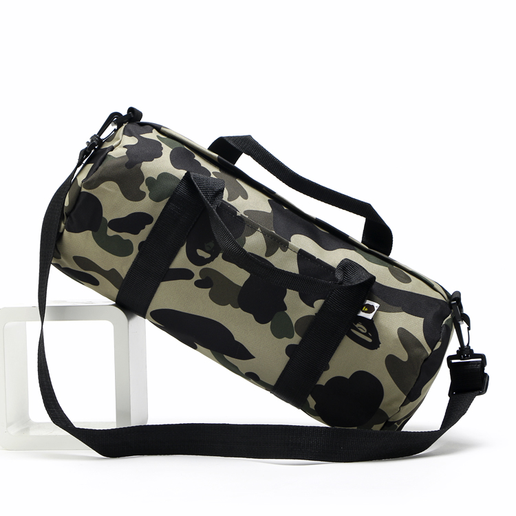 D) BAPE A Bathing Ape Large Duffle Bag Gym Bag