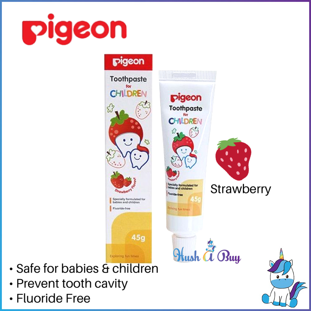 pigeon strawberry toothpaste