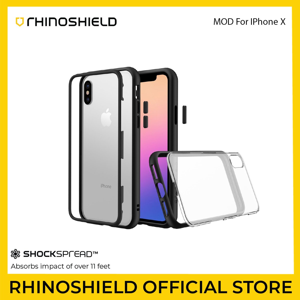 Electronics :: Mobiles & Tablets :: Accessories & Supplies :: Phone Cases  :: RhinoShield Mod Modular Case for Apple iPhone X (As Picture) - Shop  Online Best Products | eRomman