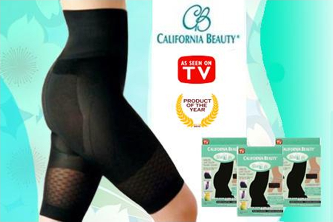 California' Beauty Slim N Lift California Beauty Bodyshaping Undergarment  Black 