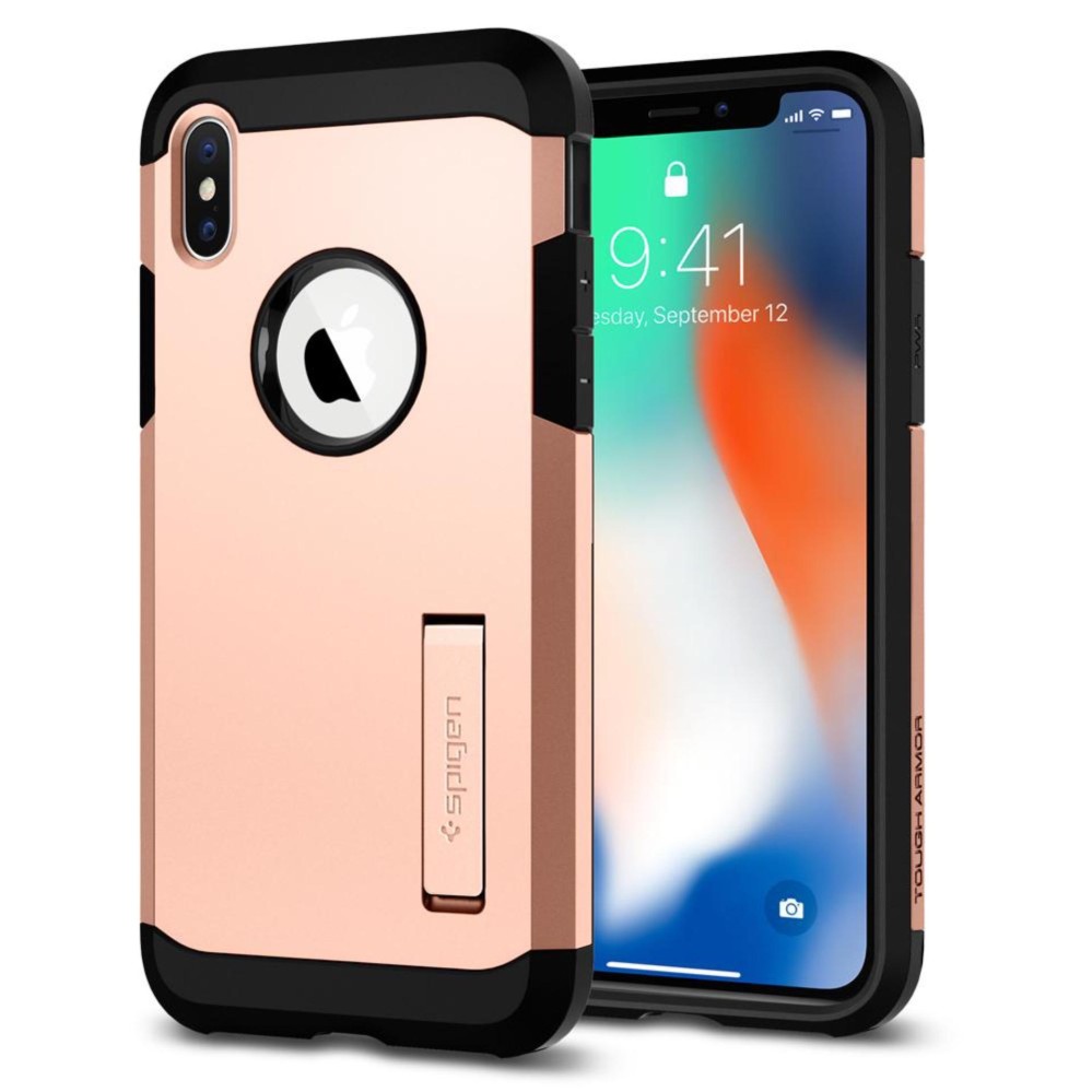 Buy otcom Spigen Tough Armor Protective Case For Apple Iphone X Blush Gold Online Eromman