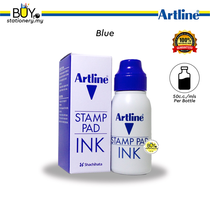 Buy Stamp Pad Ink 50ml Artline - PCS (4 Colors) | eRomman