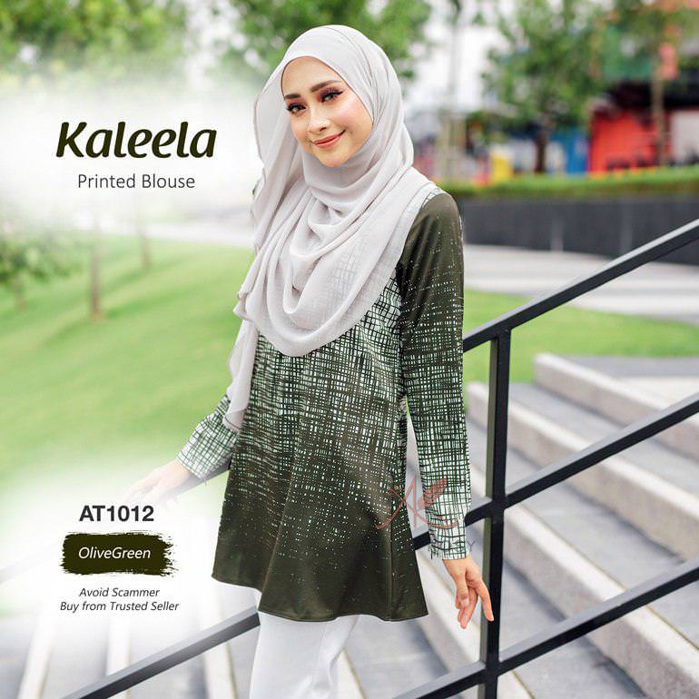 Buy Byhanahananiz Kaleela Printed Blouse Muslimah Attire Kosy