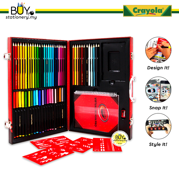 Buy Crayola Virtual Design Pro Car Collection Box eRomman