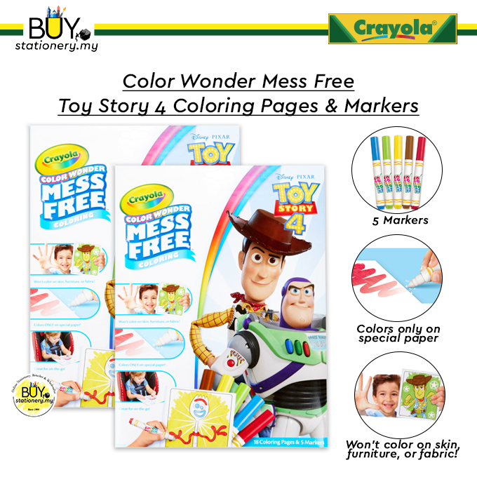 Crayola - Color Wonder Coloring Pad & Markers Toy Story 4