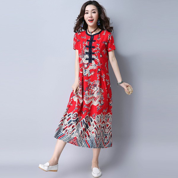 Buy Korean Style Oversize Midi Dress online | eRomman