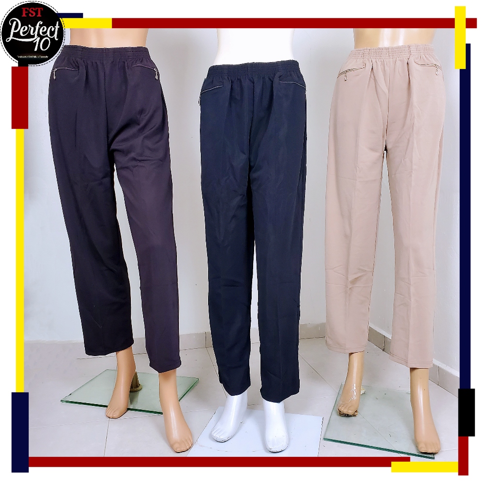 Buy FST Ladies Slack Long Pants Top Quality [516] - 7 Sizes (4