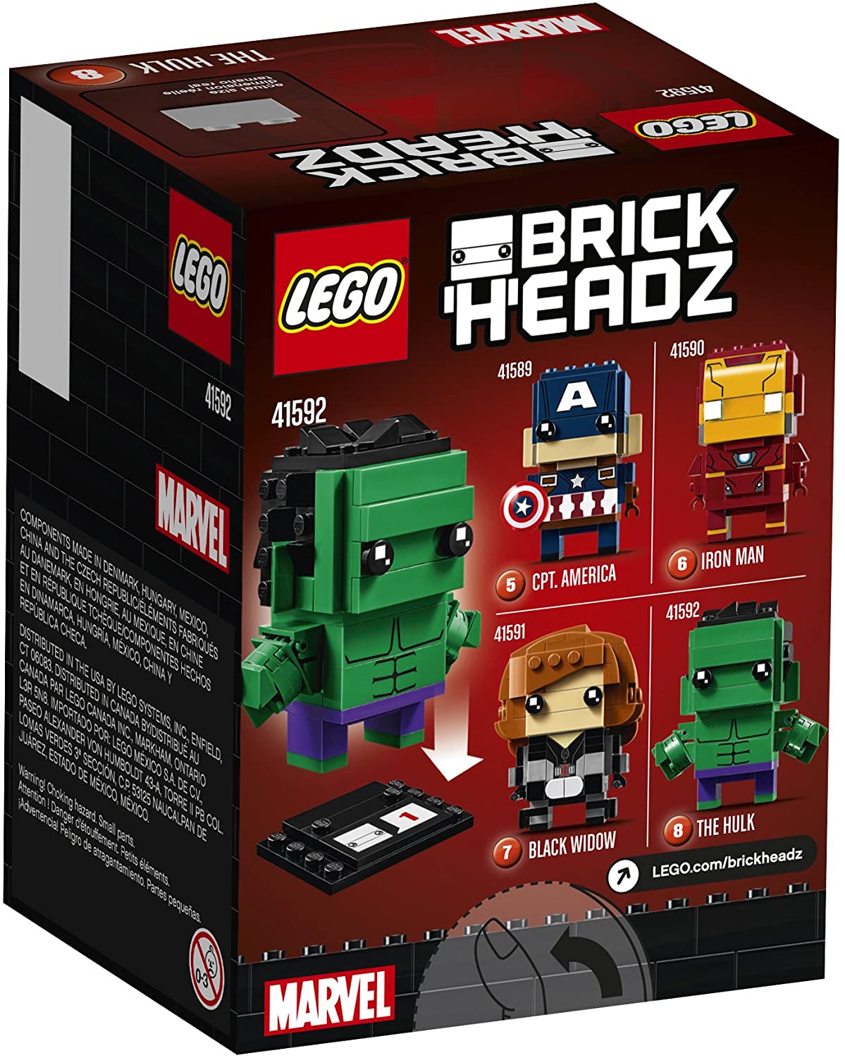 lego brickheadz hulk