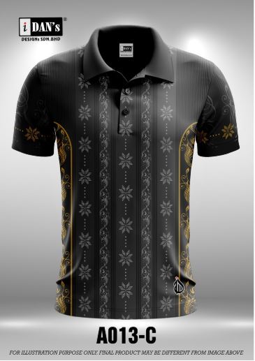 Buy Sublimation Polo Collar T Shirt Batik Songket Eromman