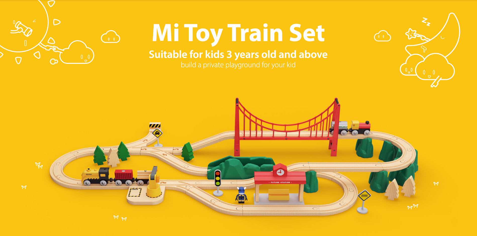 mi toy train set