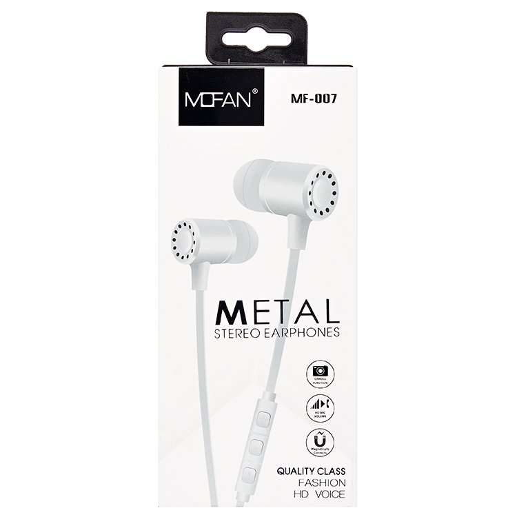 metal stereo earphone