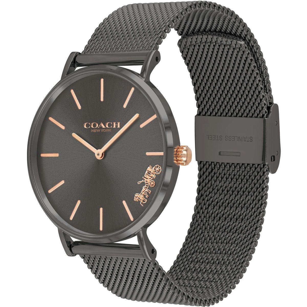 coach mesh bracelet watch