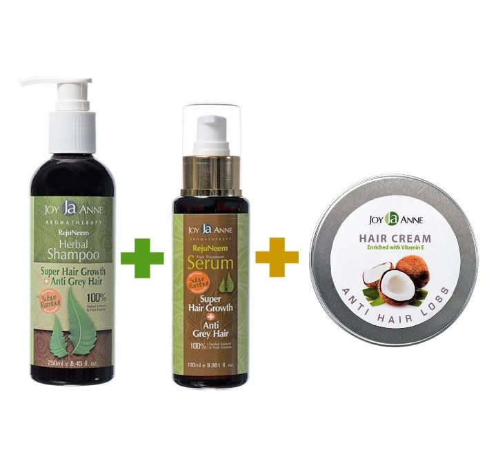 Buy Joy Anne RejuNeem Herbal Combo: Shampoo + Hair Treatment Serum ...
