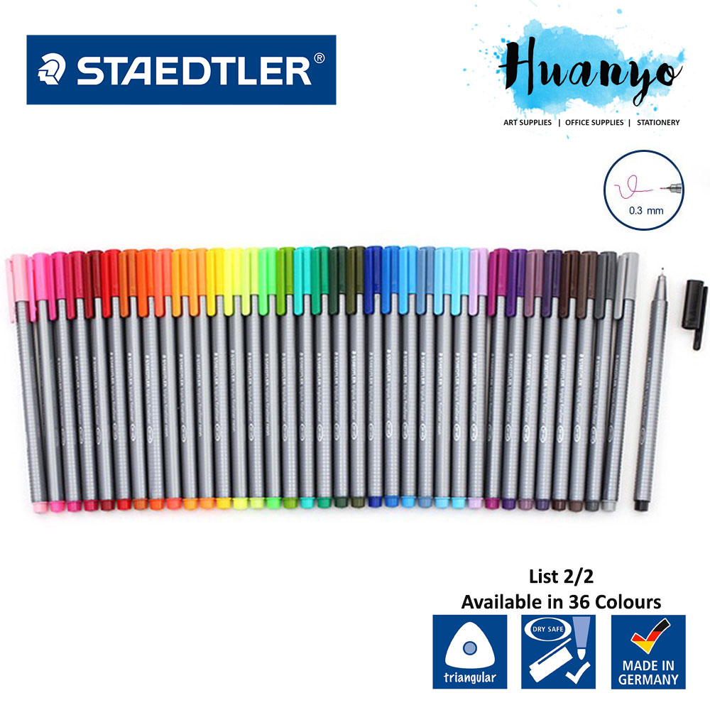 Penne Staedtler triplus Fineliner 0,3mm arancione chiaro