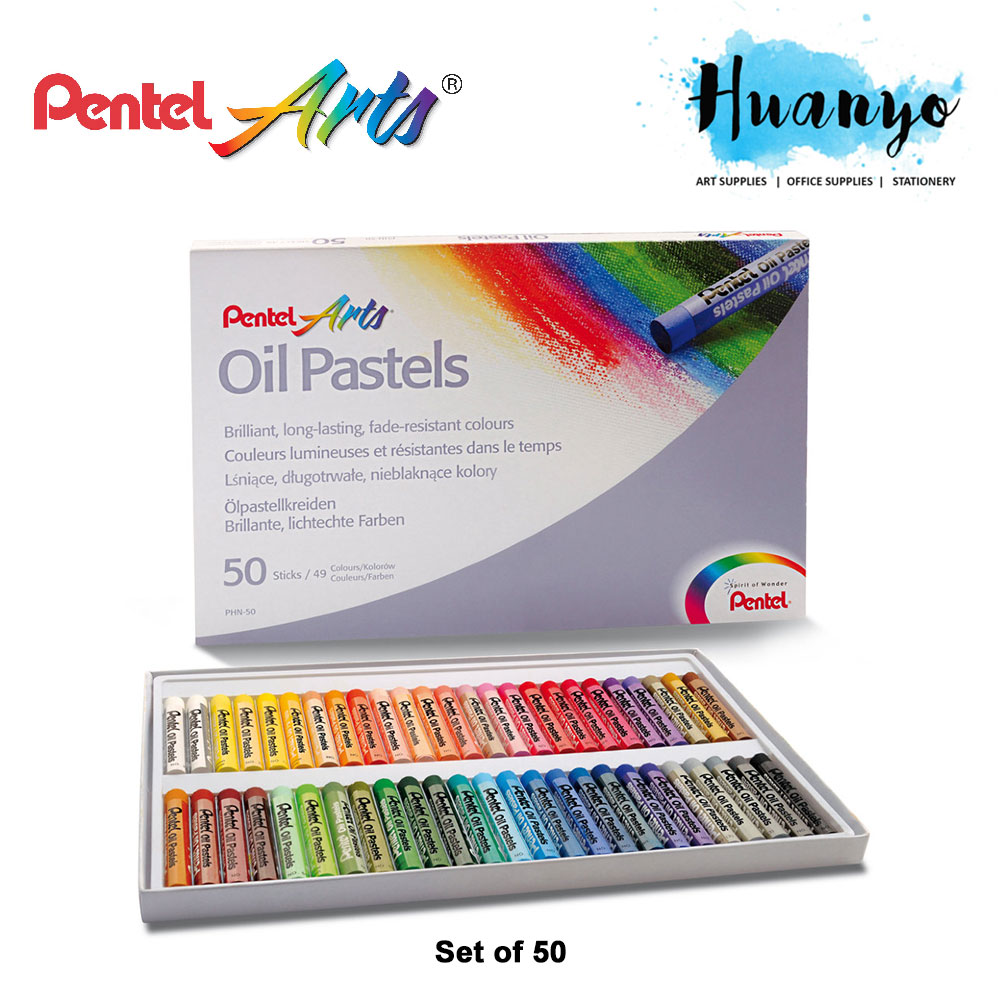 Pentel Arts Oil Pastels Craft Crayon Drawing 49 Colours -  Israel