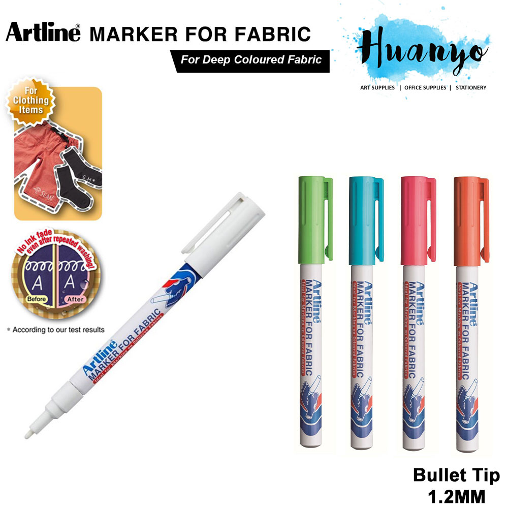 Artline White Marker for Fabric