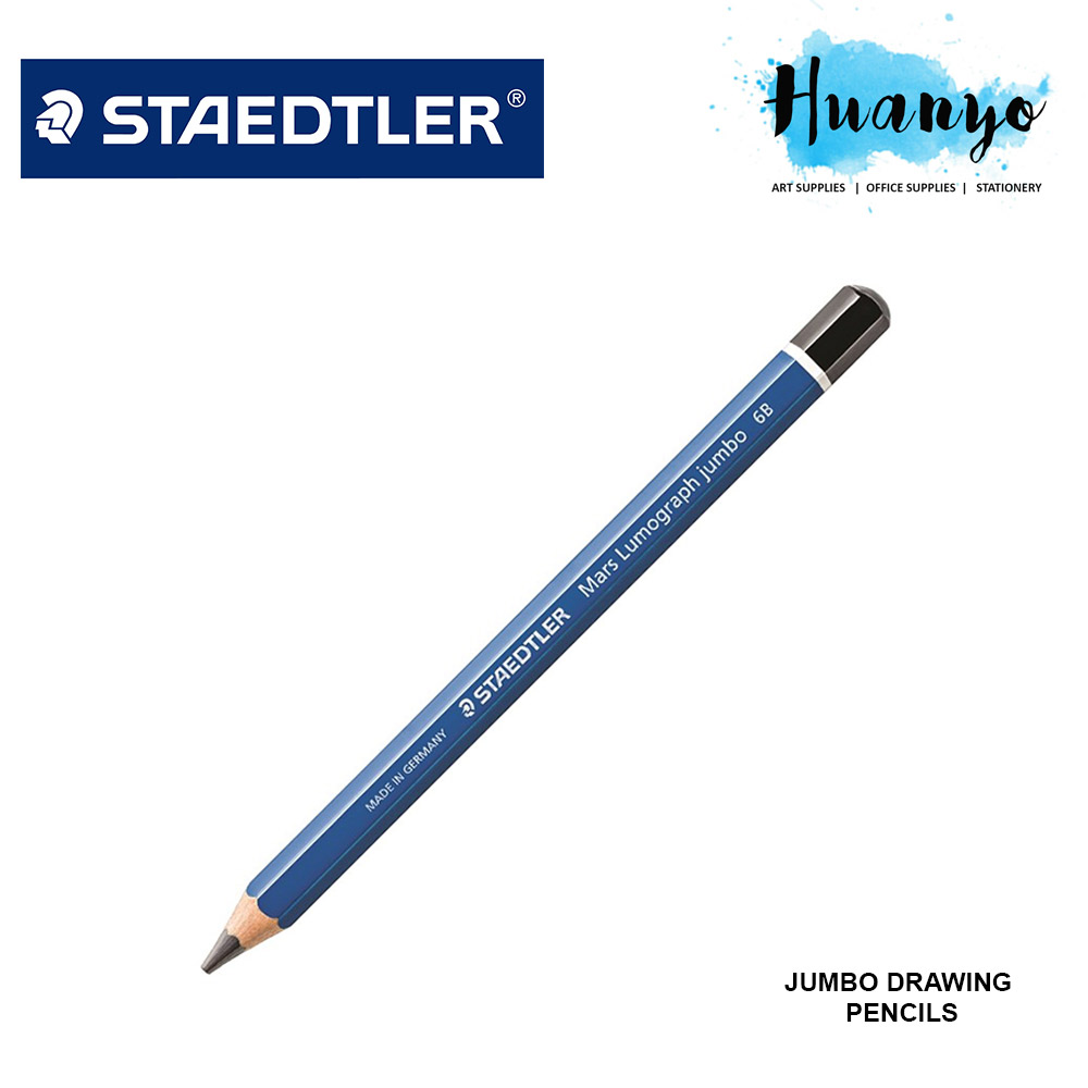 Staedtler Mars Lumograph Jumbo Graphite Pencil Set of 5