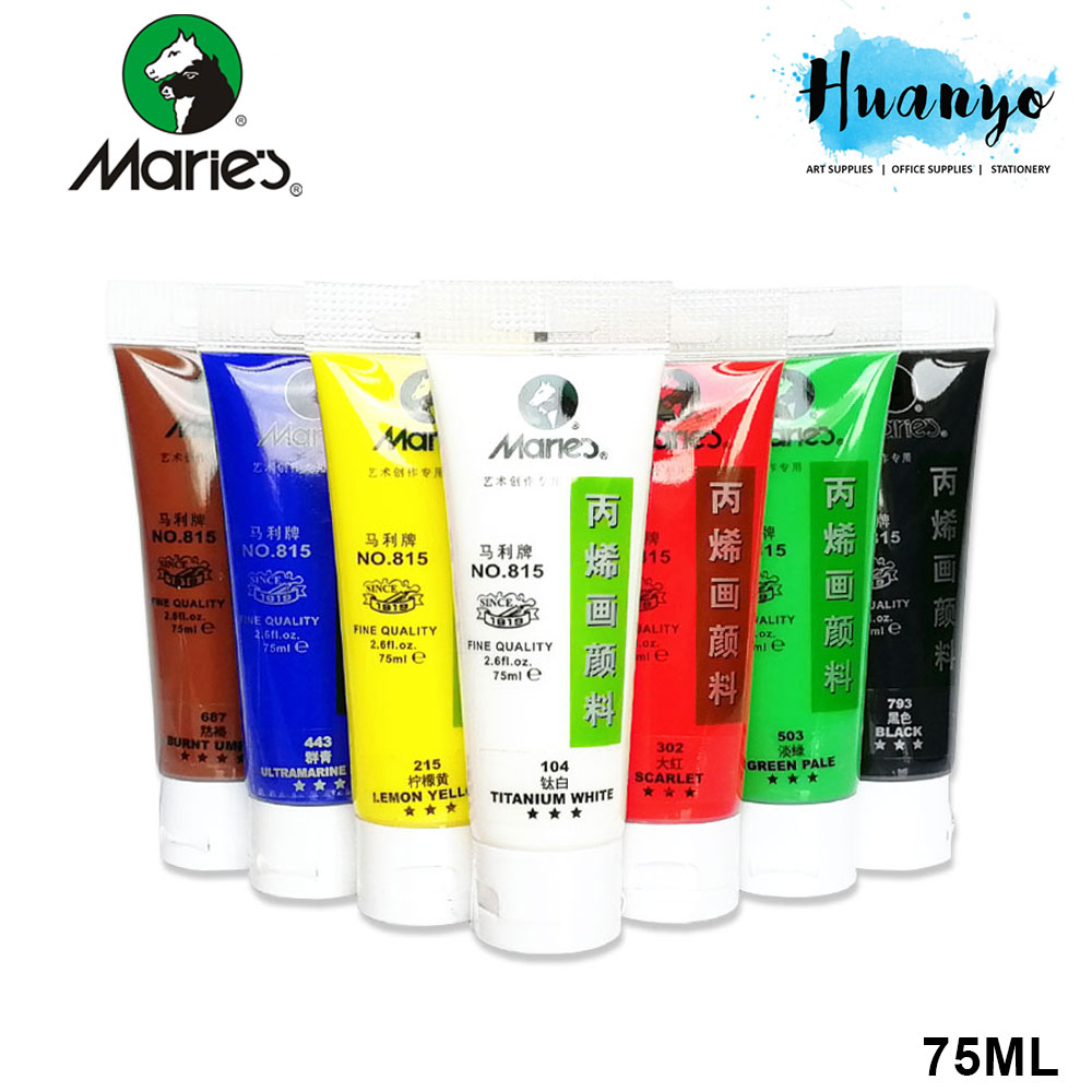 Maries Acrylic Paints - Titanium White - 104