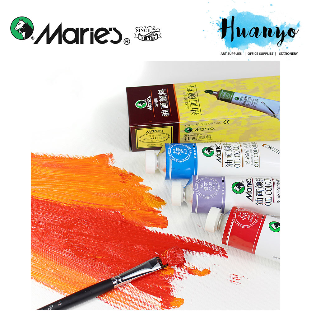 Marie's Oil Paints 170ml Part-II Oil Pigments for Beginners Students Art  Supplies School Stationaries