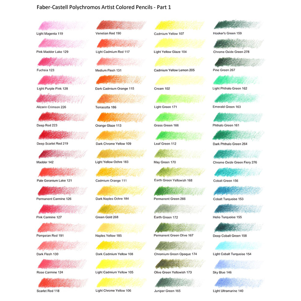 Polychromos Colour Pencil, Set of 60