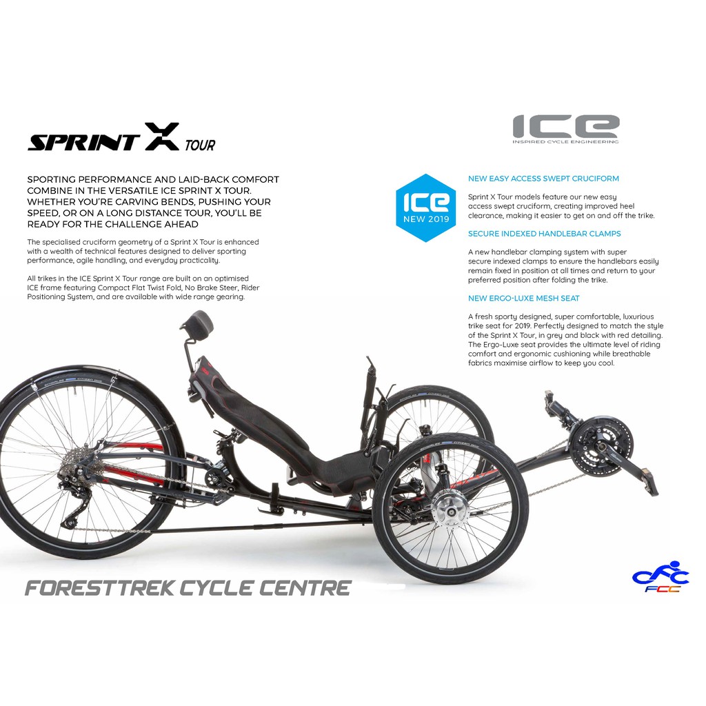 Ice sprint best sale recumbent trike