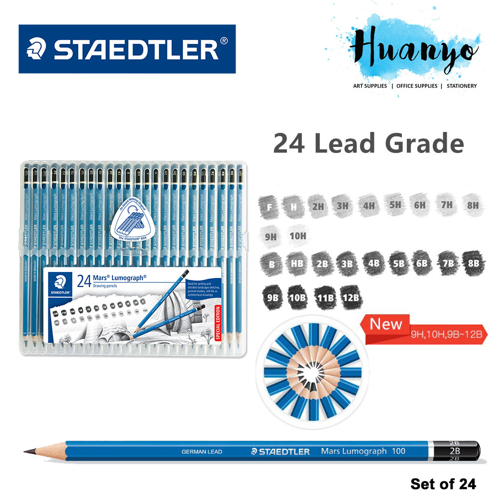 Staedtler Mars Lumograph Set of 24