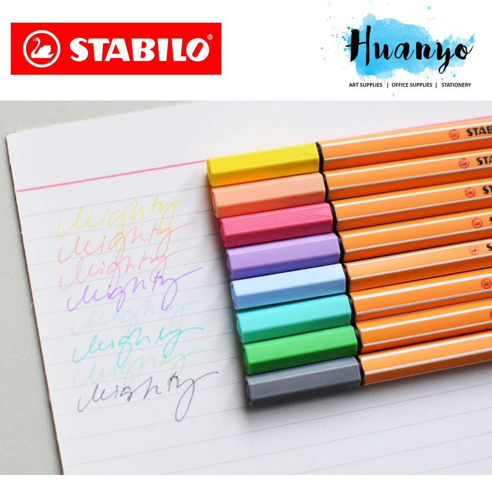 Home & Living :: Stationery :: Writing & Correction Supplies :: Stabilo  Point 88 Fineliner Pen  mm - 8 Pastel Wallet Set - Shop Online Best  Products | eRomman