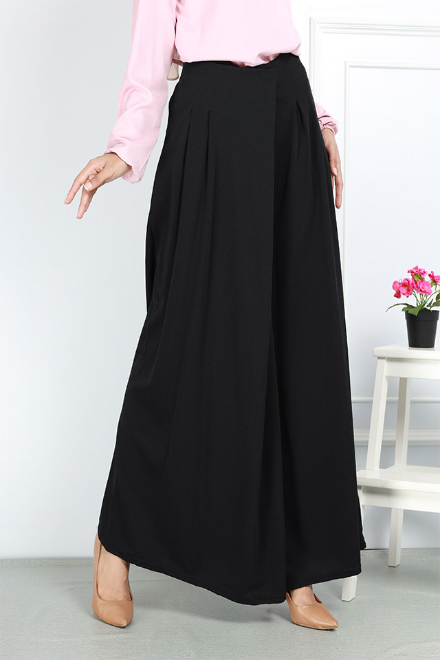 Buy High Waist Modern Wide Palazzo Pants - Free Size