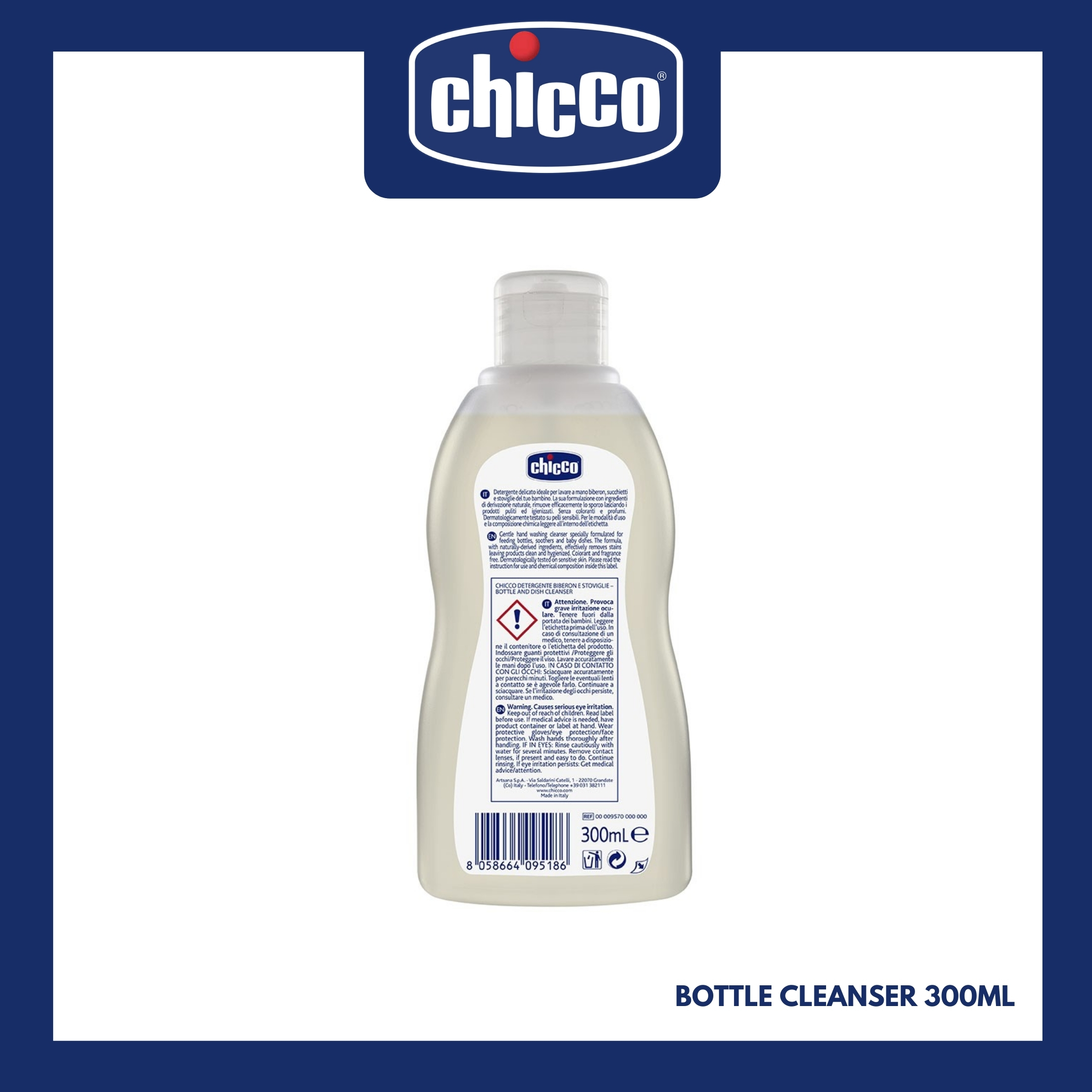 Buy Chicco Baby Bottle Cleanser - 300ml