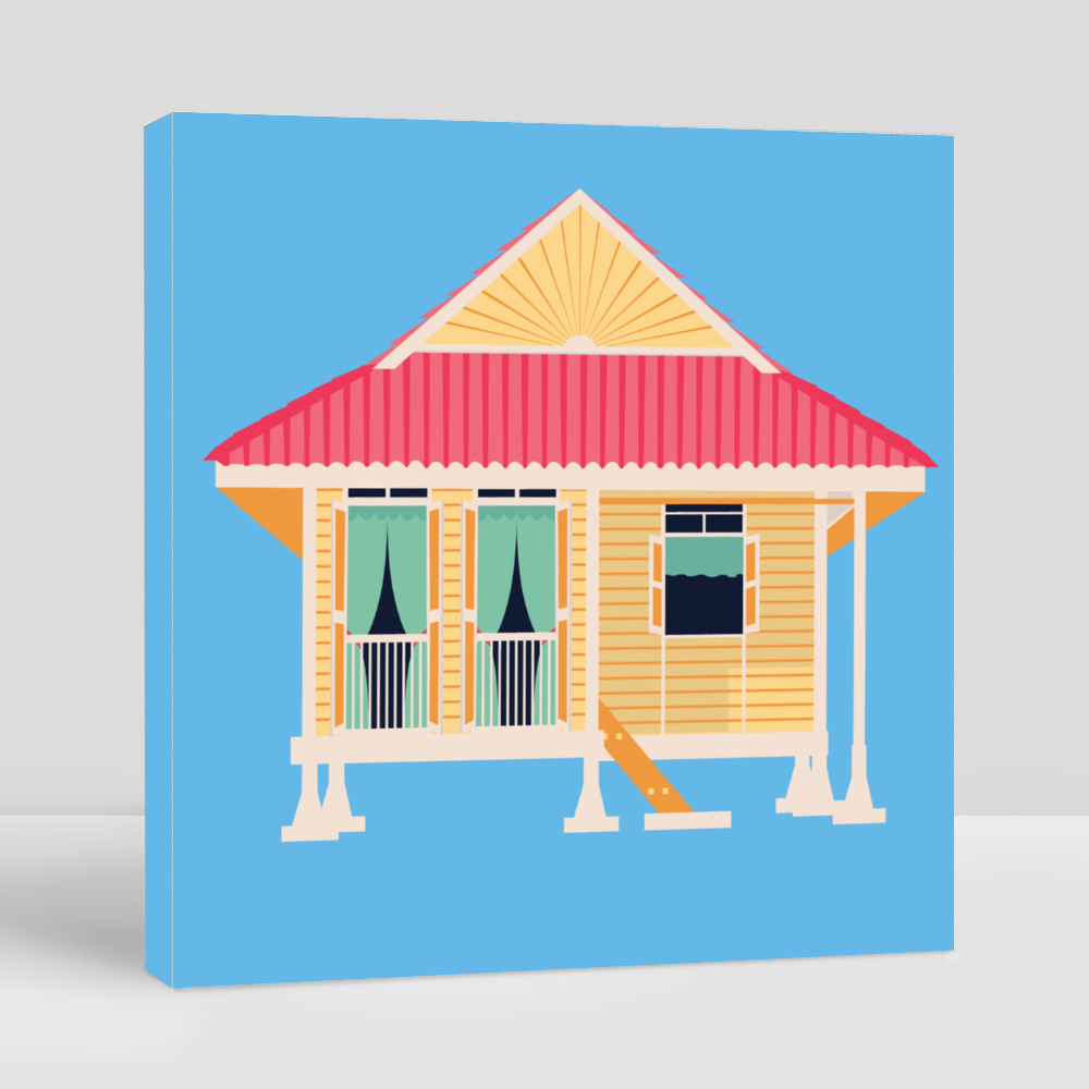 Buy Rumah Kampung Malayu:Colored Version of (Malaysian Traditional ...
