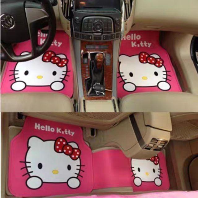 hello kitty car mats