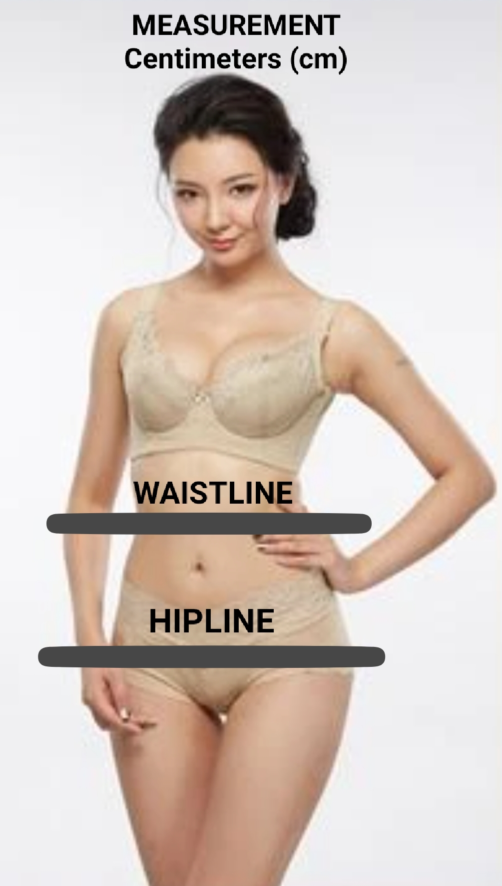 Buy HE & ME SPECTRUM ELEGANT FEMALE UNDERWEAR - Size: 64 XS (Beige)