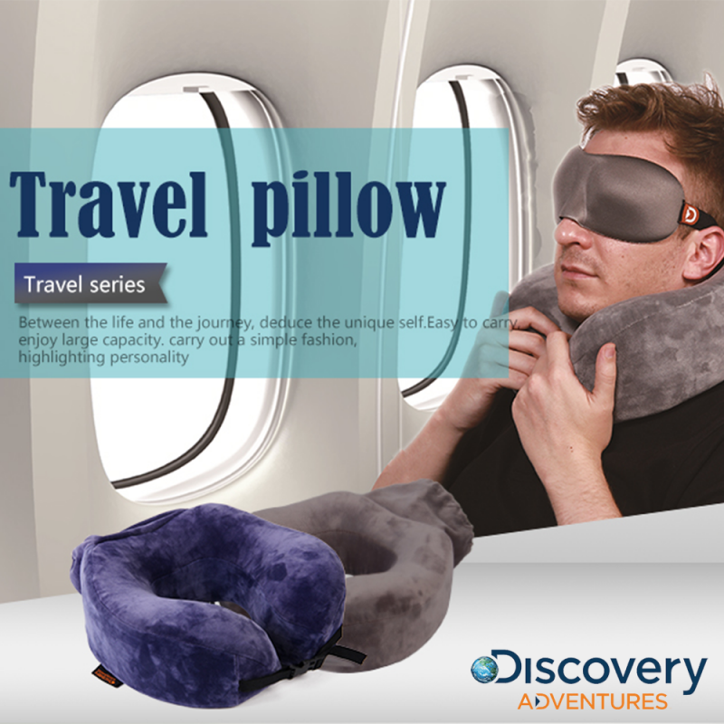 Buy DISCOVERY ADVENTURES 2 in 1 Travel Pillow 2 Colors Online eRomman