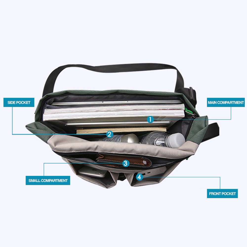 Sling bag 2024 with compartments