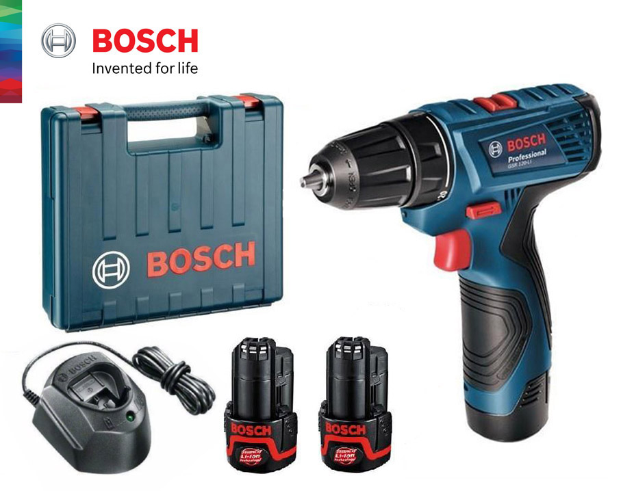 Bosch Professional Cordless Drill 12V Blue/Black GSR-120-Li
