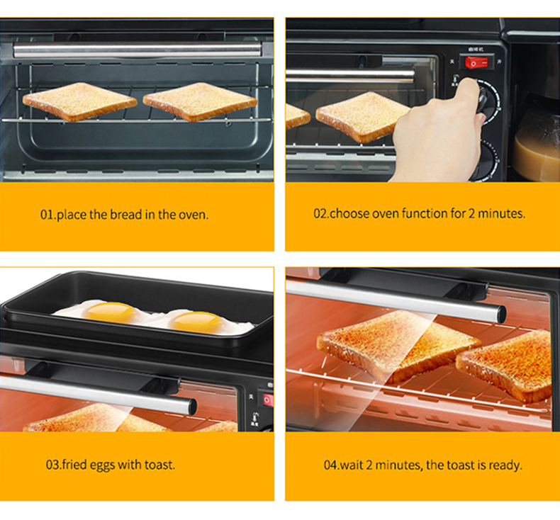 Buy Euron Toaster W/Egg Cooker EUMFT Online in UAE