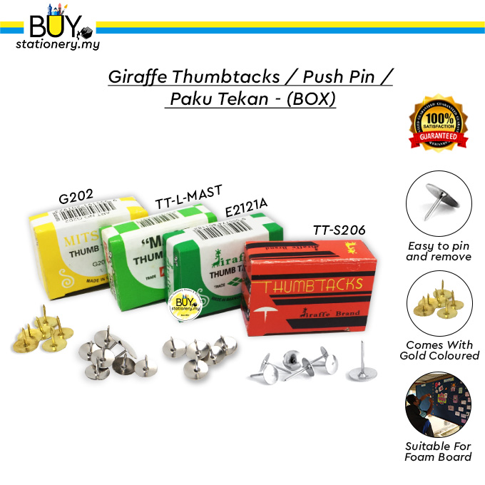 THUMB TACK / DRAWING PIN (40PCS/BOX)