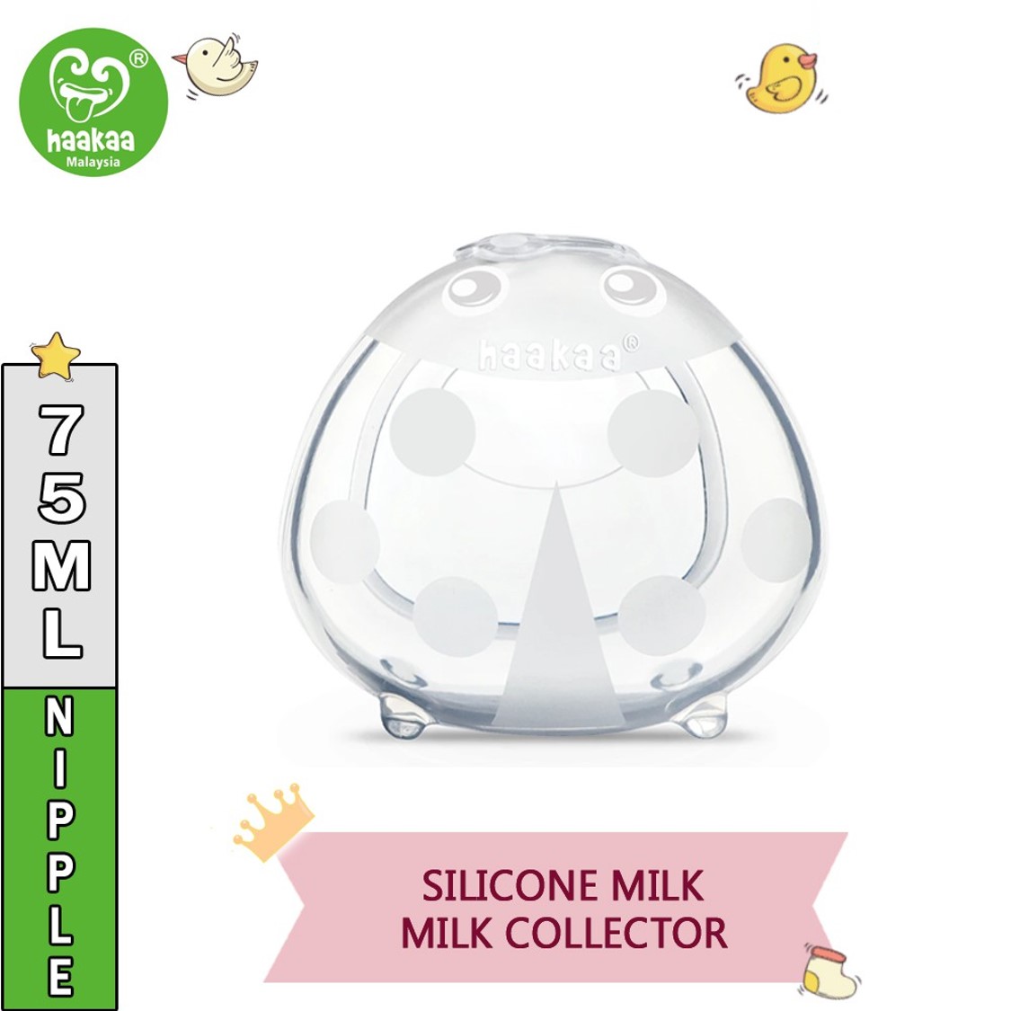 Haakaa Ladybug Silicone Milk Collector - The Care Connection